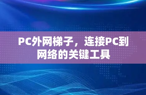 PC外网梯子,连接PC到网络的关键工具