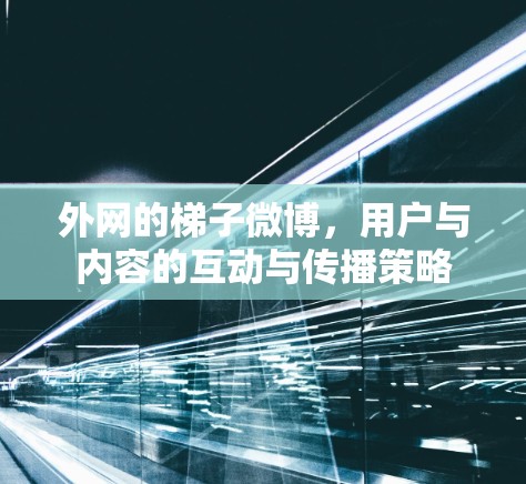 外网的梯子微博,用户与内容的互动与传播策略